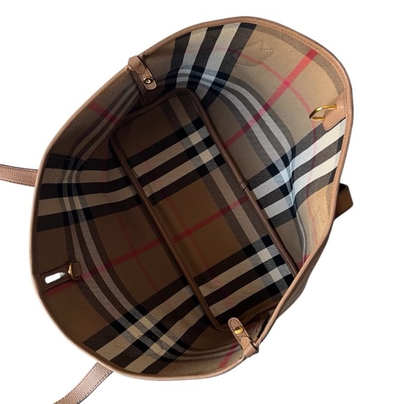 Burberry Tan Honeybrook Derby Medium Tote - Picture 5 of 14